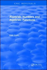 Couverture de l’ouvrage Algebraic Numbers and Algebraic Functions