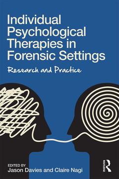 Cover of the book Individual Psychological Therapies in Forensic Settings