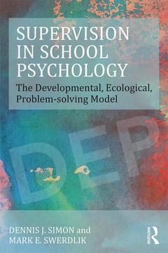 Cover of the book Supervision in School Psychology