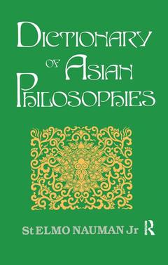 Couverture de l’ouvrage Dictionary of Asian Philosophies