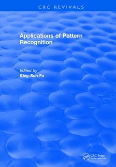 Couverture de l’ouvrage Applications of Pattern Recognition
