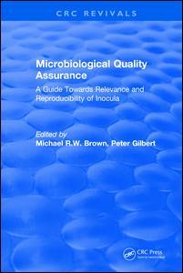 Couverture de l’ouvrage Microbiological Quality Assurance