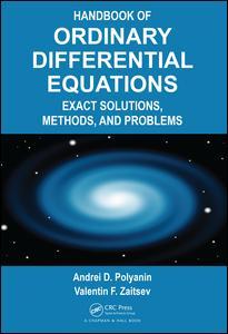 Couverture de l’ouvrage Handbook of Ordinary Differential Equations