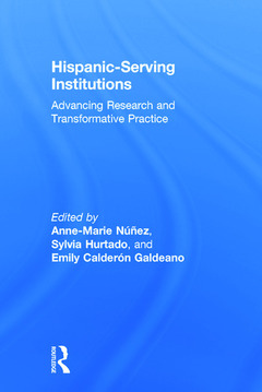 Couverture de l’ouvrage Hispanic-Serving Institutions