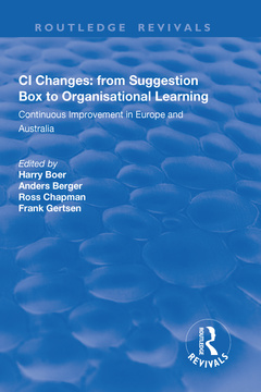 Cover of the book CI Changes from Suggestion Box to Organisational Learning