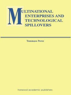 Couverture de l’ouvrage Multinational Enterprises and Technological Spillovers