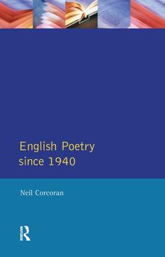 Couverture de l’ouvrage English Poetry Since 1940