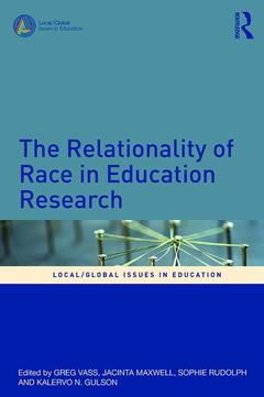 Cover of the book The Relationality of Race in Education Research