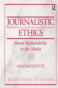 Couverture de l’ouvrage Journalistic Ethics