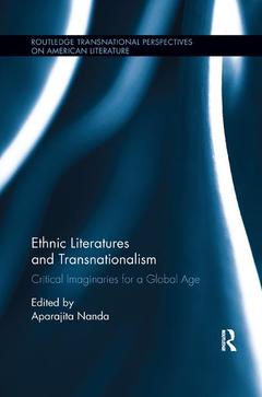 Couverture de l’ouvrage Ethnic Literatures and Transnationalism