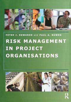 Couverture de l’ouvrage Risk Management in Project Organisations