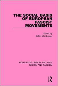 Couverture de l’ouvrage The Social Basis of European Fascist Movements