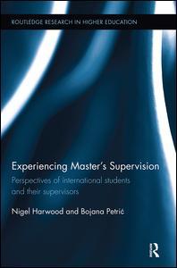 Cover of the book Experiencing Master's Supervision