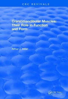 Couverture de l’ouvrage Revival: Craniomandibular Muscles (1991)