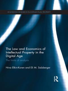 Couverture de l’ouvrage The Law and Economics of Intellectual Property in the Digital Age