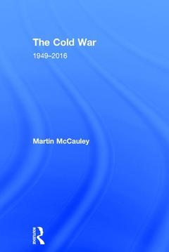 Couverture de l’ouvrage The Cold War 1949-2016
