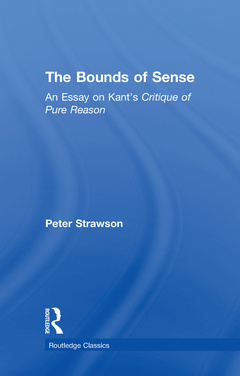 Couverture de l’ouvrage The Bounds of Sense