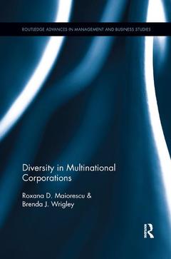 Cover of the book Diversity in Multinational Corporations