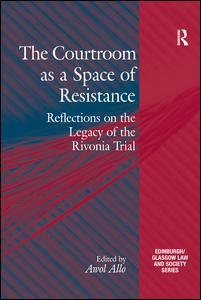 Couverture de l’ouvrage The Courtroom as a Space of Resistance