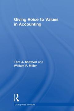 Couverture de l’ouvrage Giving Voice to Values in Accounting