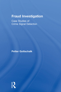 Couverture de l’ouvrage Fraud Investigation