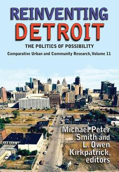 Couverture de l’ouvrage Reinventing Detroit