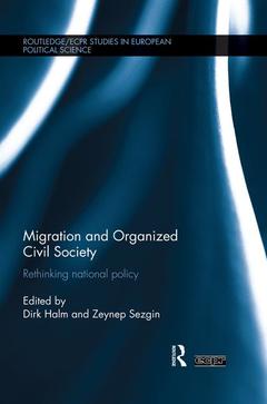 Couverture de l’ouvrage Migration and Organized Civil Society