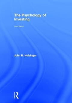 Couverture de l’ouvrage The Psychology of Investing