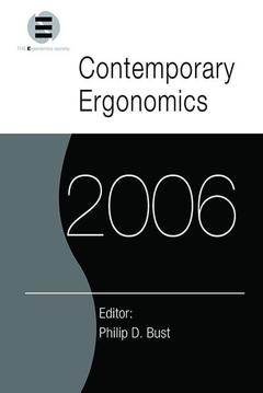 Couverture de l’ouvrage Contemporary Ergonomics 2006