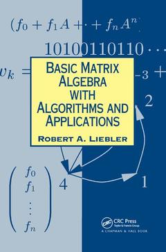 Cover of the book Basic Matrix Algebra with Algorithms and Applications