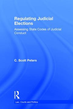 Couverture de l’ouvrage Regulating Judicial Elections