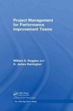 Couverture de l’ouvrage Project Management for Performance Improvement Teams