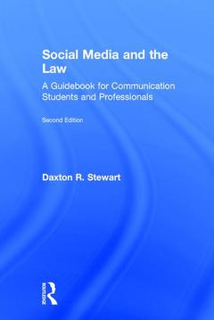 Couverture de l’ouvrage Social Media and the Law