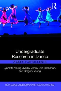 Couverture de l’ouvrage Undergraduate Research in Dance