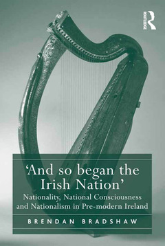 Cover of the book 'And so began the Irish Nation'