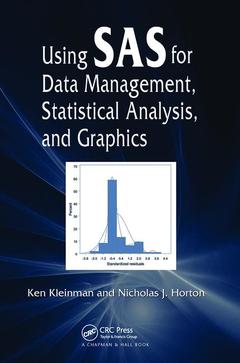 Couverture de l’ouvrage Using SAS for Data Management, Statistical Analysis, and Graphics