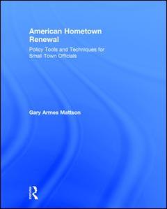 Couverture de l’ouvrage American Hometown Renewal