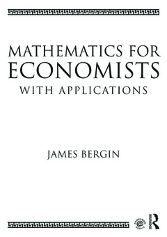 Couverture de l’ouvrage Mathematics for Economists with Applications