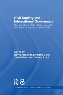 Couverture de l’ouvrage Civil Society and International Governance