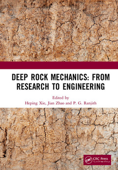 Couverture de l’ouvrage Deep Rock Mechanics: From Research to Engineering