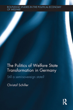 Cover of the book The Politics of Welfare State Transformation in Germany