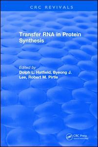 Couverture de l’ouvrage Transfer RNA in Protein Synthesis