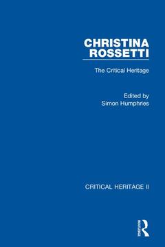 Couverture de l’ouvrage Christina Rossetti