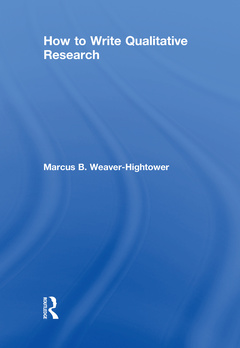 Cover of the book How to Write Qualitative Research