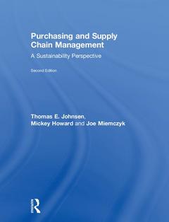 Couverture de l’ouvrage Purchasing and Supply Chain Management