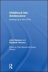 Couverture de l’ouvrage Childhood into Adolescence