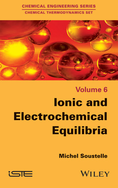 Couverture de l’ouvrage Ionic and Electrochemical Equilibria
