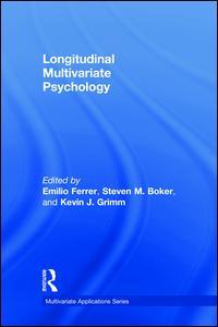 Couverture de l’ouvrage Longitudinal Multivariate Psychology