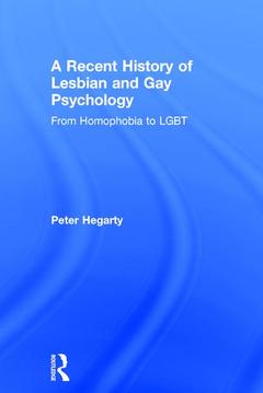 Cover of the book A Recent History of Lesbian and Gay Psychology