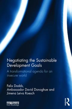 Cover of the book Negotiating the Sustainable Development Goals